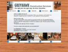 Tablet Screenshot of greyhawkconstructionsvs.com